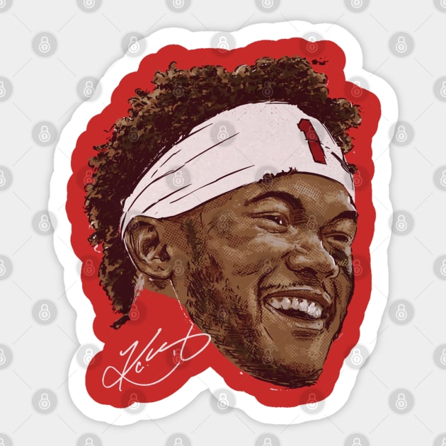 Kyler Murray Arizona Portrait Sticker by MASTER_SHAOLIN